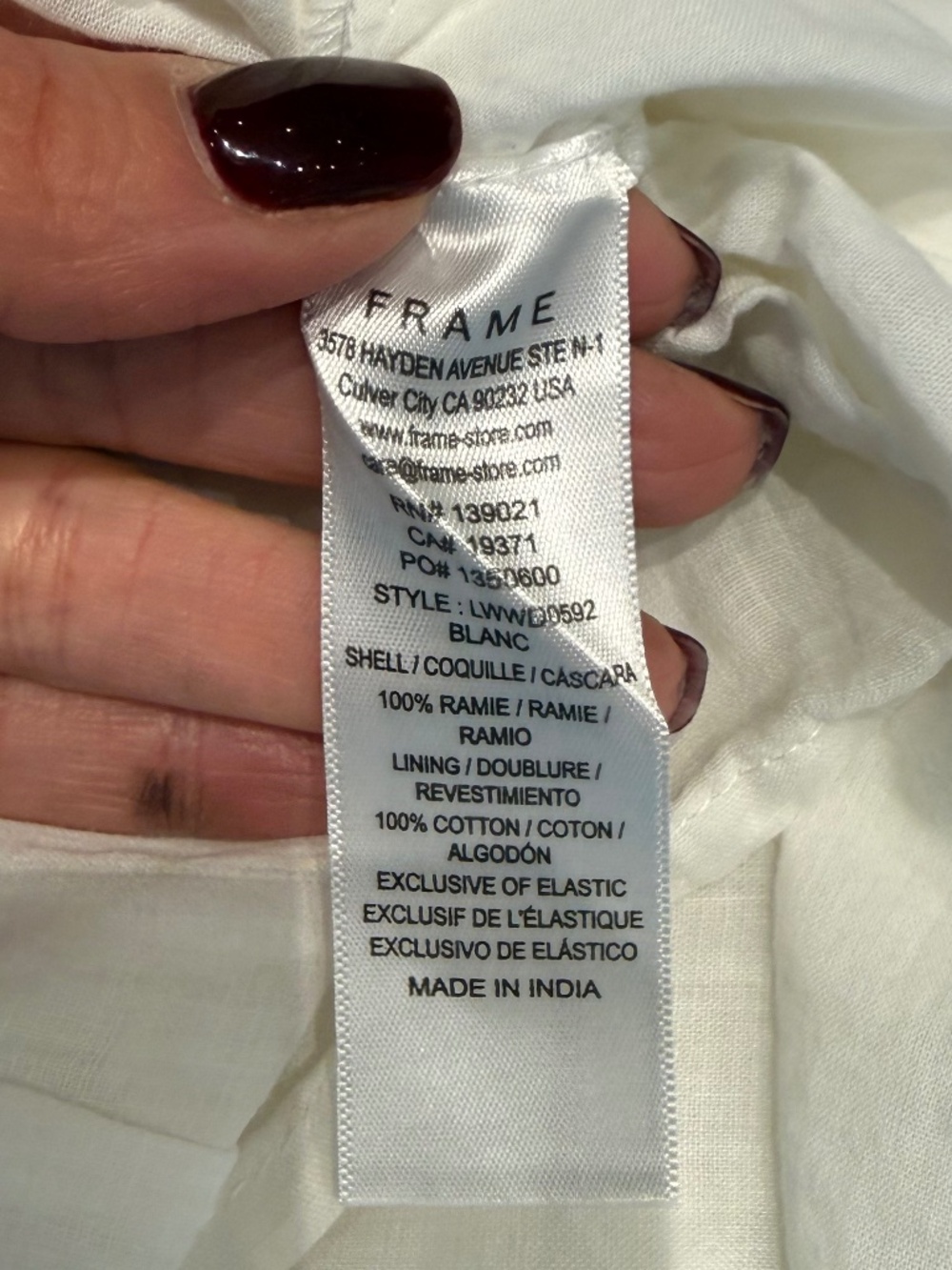 Frame White Strapless Dress S/P - Picture 5 of 5